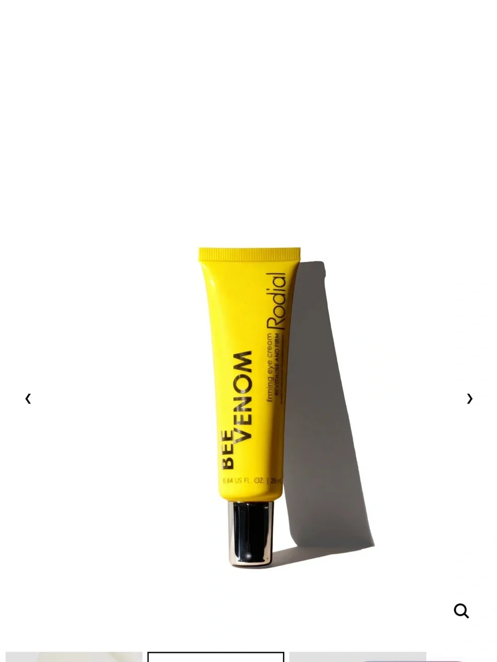 Rodial Yellow Bee Venom Eye Cream Tube